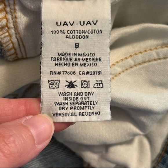 Tommy Hilfiger Jeans Vintage Y2K 2002 UAV UAV Tomboy Bootcut Denim Womens Size 9 - Picture 8 of 15